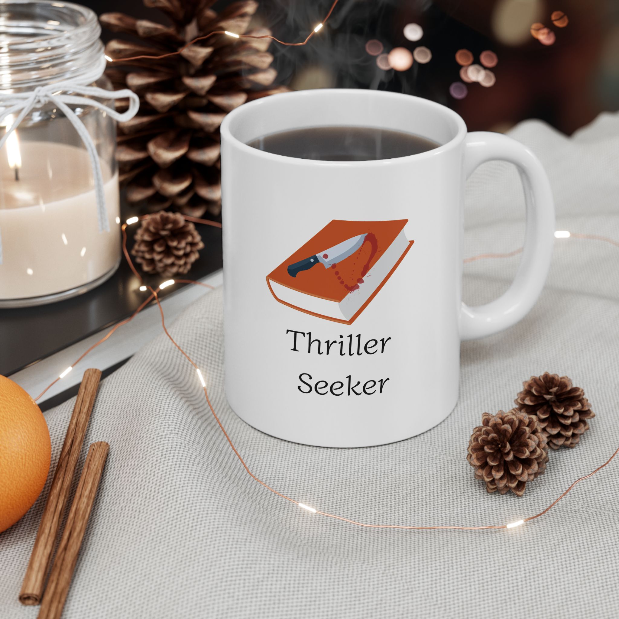 Thriller Seeker Ceramic Mug — Coffee Mug (11oz9.99 - Image 3