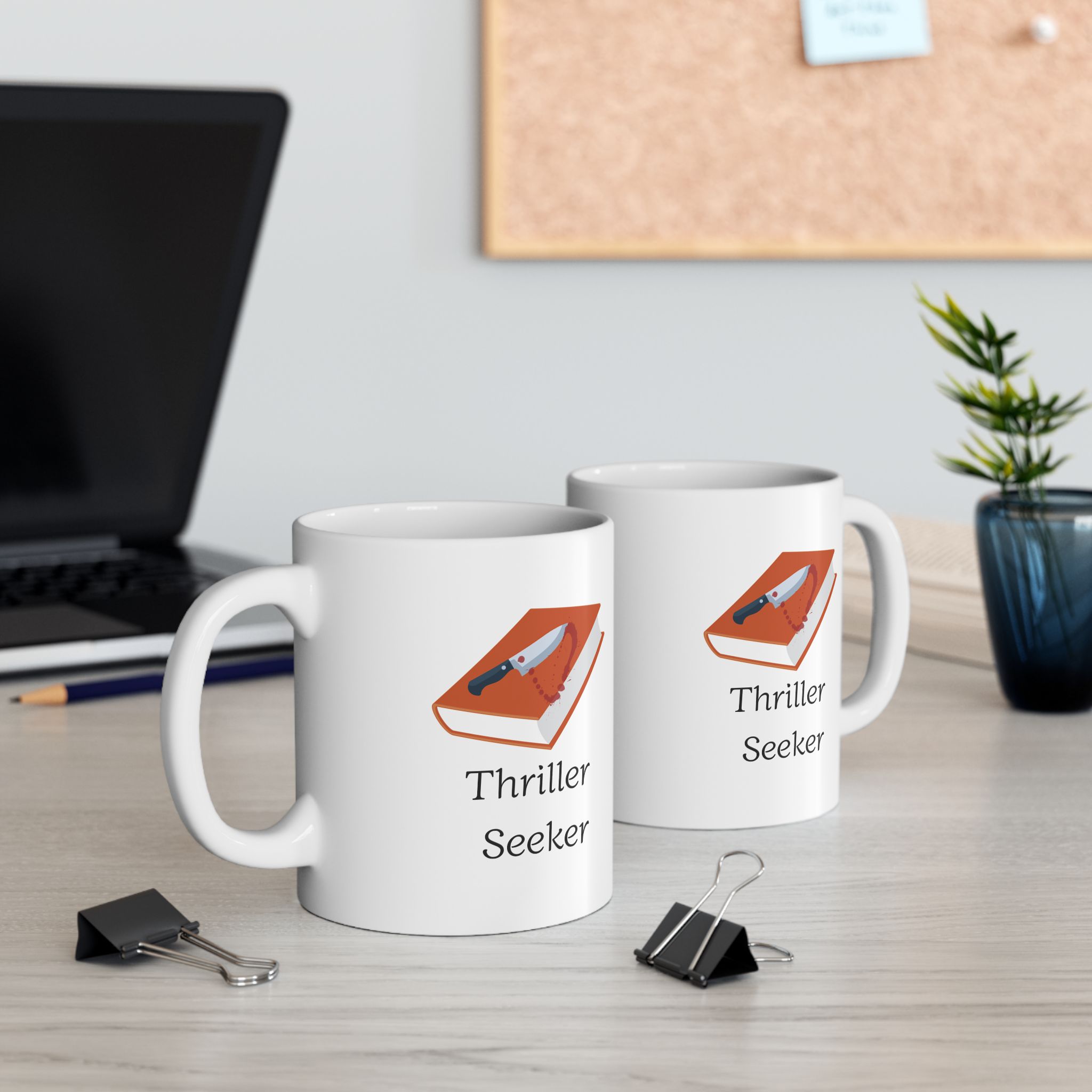 Thriller Seeker Ceramic Mug — Coffee Mug (11oz9.99 - Image 4